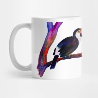 Colorful Parrot Watercolor Painting Mug